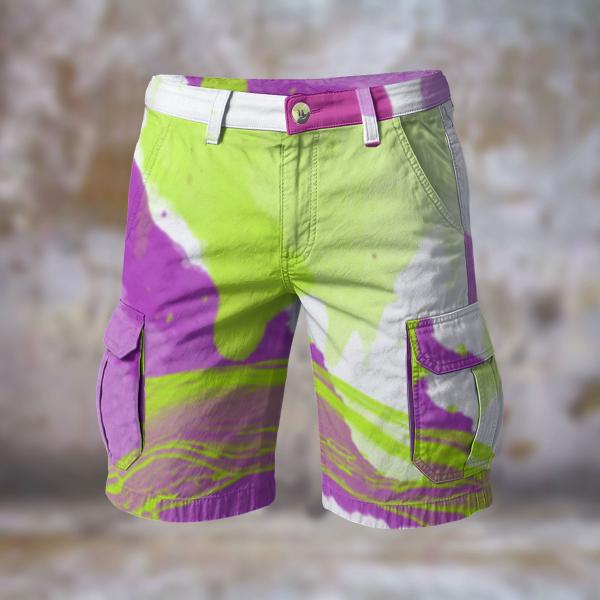 Cargohose mit Otis - Hose, lang oder kurz, bunt, 100% Polyester, Grösse S-5XL, fester Stoff, Normale Passform, Mischling, Mix, Strassenhunde